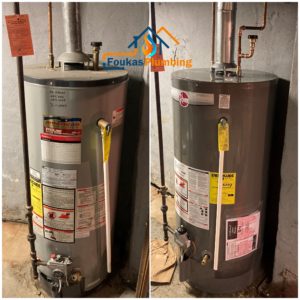 Install water heater