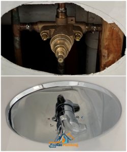 Shower Valve Replacement - Foukas Plumbing