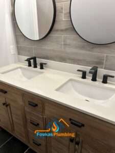 Master Bathroom Addition in the Attic