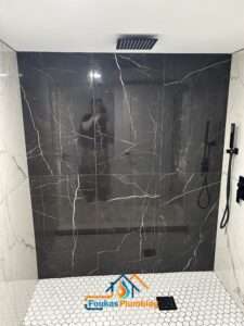 Bathroom addition in basement - Foukas Plumbing