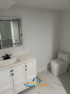 Bathroom addition in basement - Foukas Plumbing