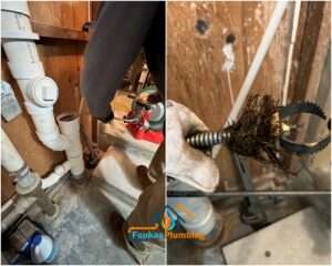 At Foukas Plumbing, we specialize in grinding up stubborn tree roots and clearing your main drain to keep your plumbing flowing smoothly.